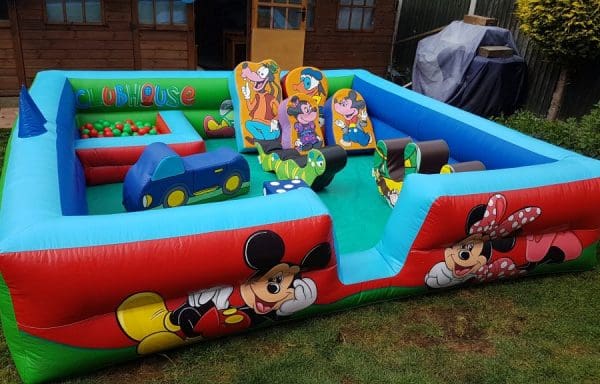 Minnie & Mickey Inflatable Surround With Soft Play