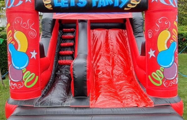 Red & Black Velcro 9ft Slide