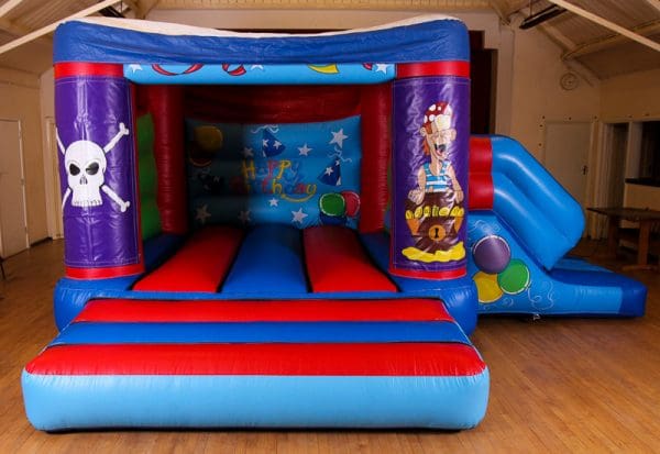 Pirate 17 x 15 Velcro Castle With Slide – Changeable Themes