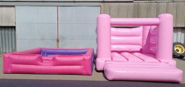 Plain Pink Inflatable Surround Soft Play Package