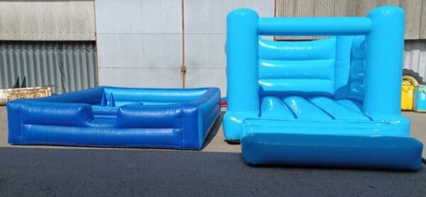 Plain Blue Inflatable Surround Soft Play Package