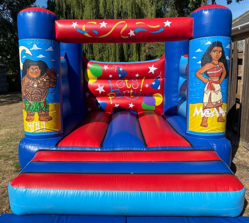 Moana Bouncy Castle Jolly Kids Castles Essex