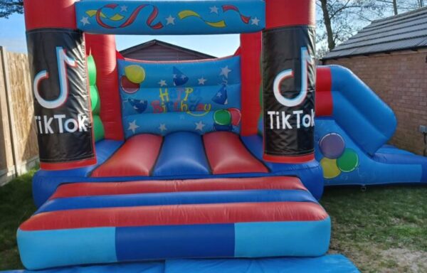Tik Tok Velcro Castle With Slide – Changeable Themes